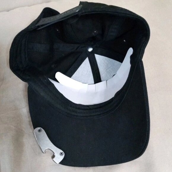 Mac Tools Snapback Hat Black & Green Bottle Opener Embroidered Logo - Picture 8 of 8